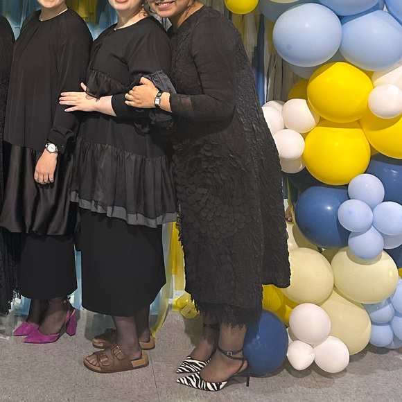 Black Floral dress - Picture 5 of 5